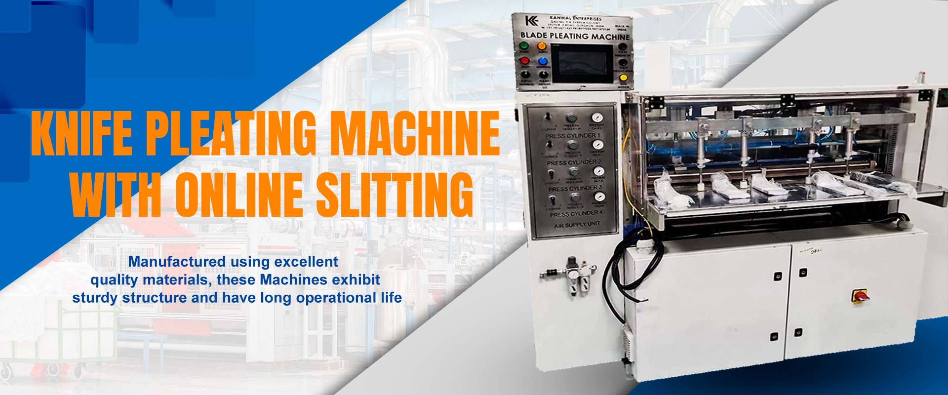 Knife Pleating Machine